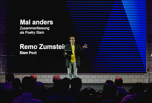 Slam Poet Remo Zumstein über den Watosoft Digital Day 2025