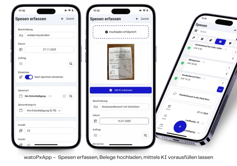 watoPxApp - Modul Spesen